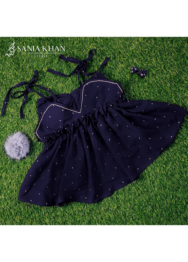 Sania Khan Linen Fancy Girls Frocks -  SNK21F Outfit 10