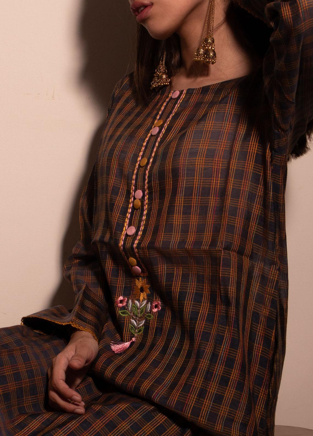 Sania Khan Pret  Lawn 2 Piece Checks