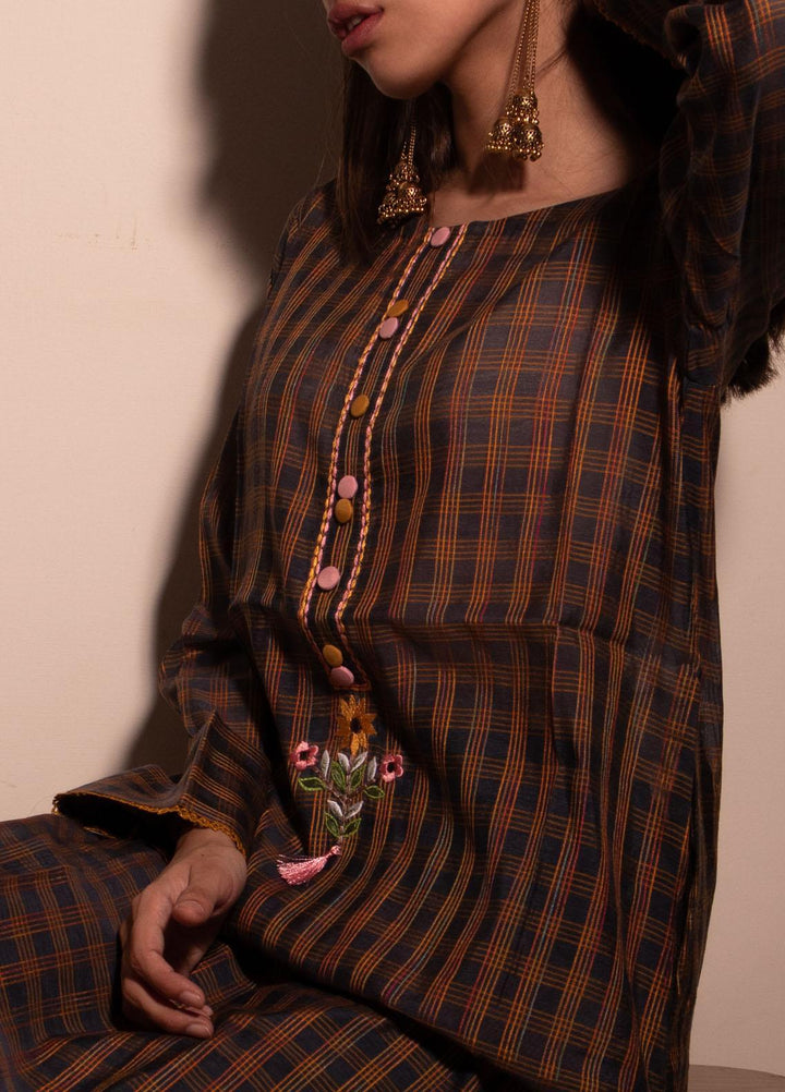 Sania Khan Pret  Lawn 2 Piece Checks