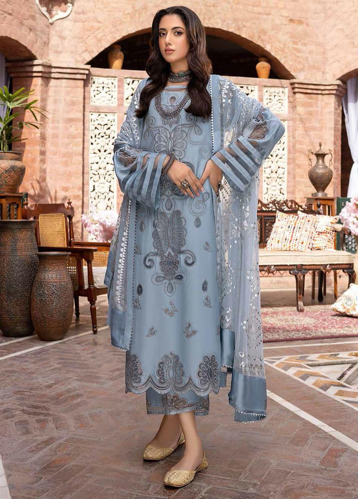 Sanjh By Charizma Embroidered Lawn Suits Unstitched 3 Piece CRZ22-S2 ED-06 - Festive Collection