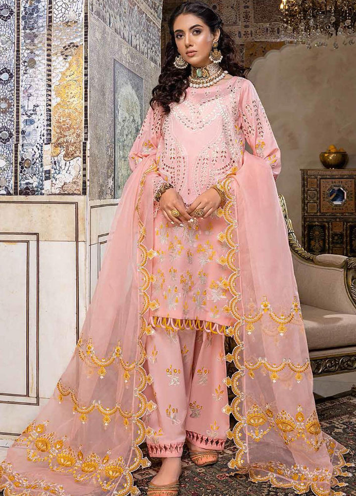 Sanjh By Charizma Embroidered Lawn Suits Unstitched 3 Piece CRZ22-S2 ED-10 - Festive Collection