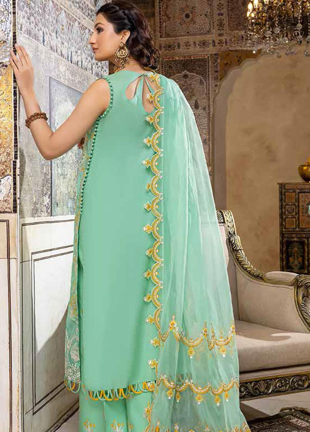 Sanjh By Charizma Embroidered Lawn Suits Unstitched 3 Piece CRZ22-S2 ED-11 - Festive Collection