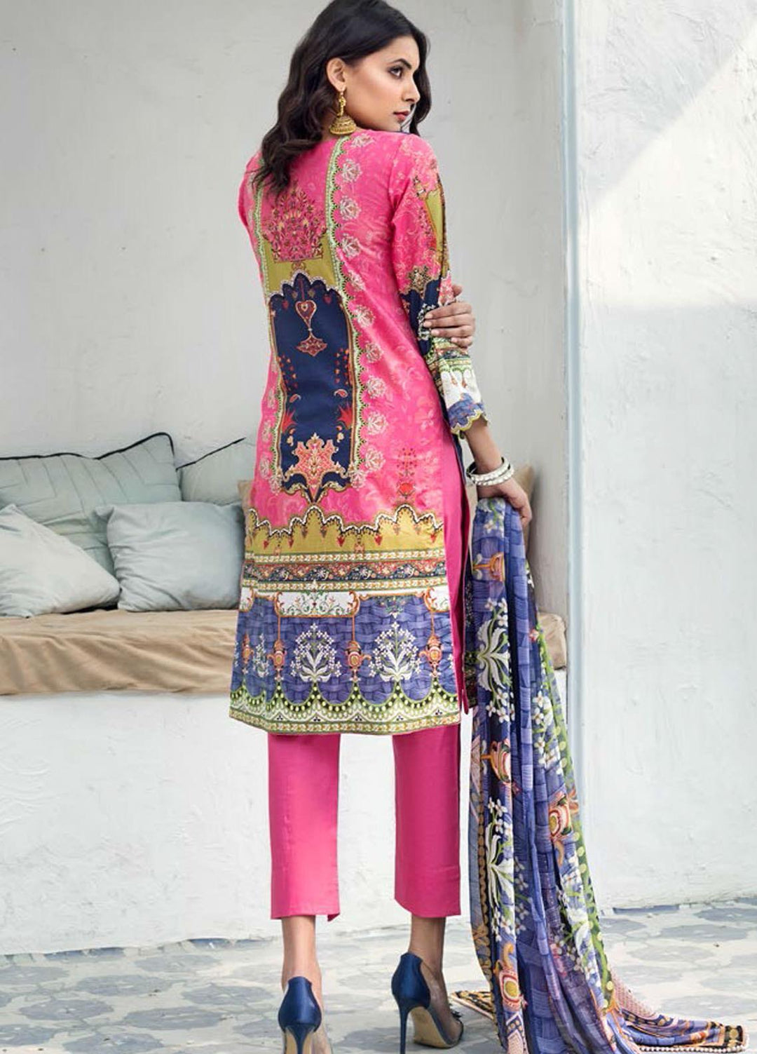 Sanoor by Noor Fatima Embroidered Lawn Suits Unstitched 3 Piece SN21SS D-263 - Summer Collection