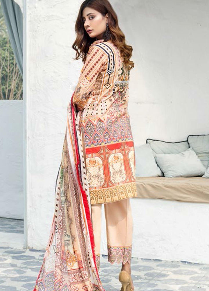 Sanoor by Noor Fatima Embroidered Lawn Suits Unstitched 3 Piece SN21SS D-264 - Summer Collection