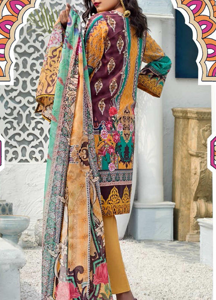 Sanoor by Noor Fatima Embroidered Lawn Suits Unstitched 3 Piece SN21SS D-265 - Summer Collection