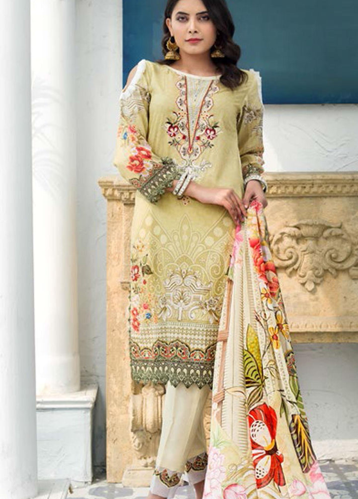 Sanoor by Noor Fatima Embroidered Lawn Suits Unstitched 3 Piece SN21SS D-267 - Summer Collection