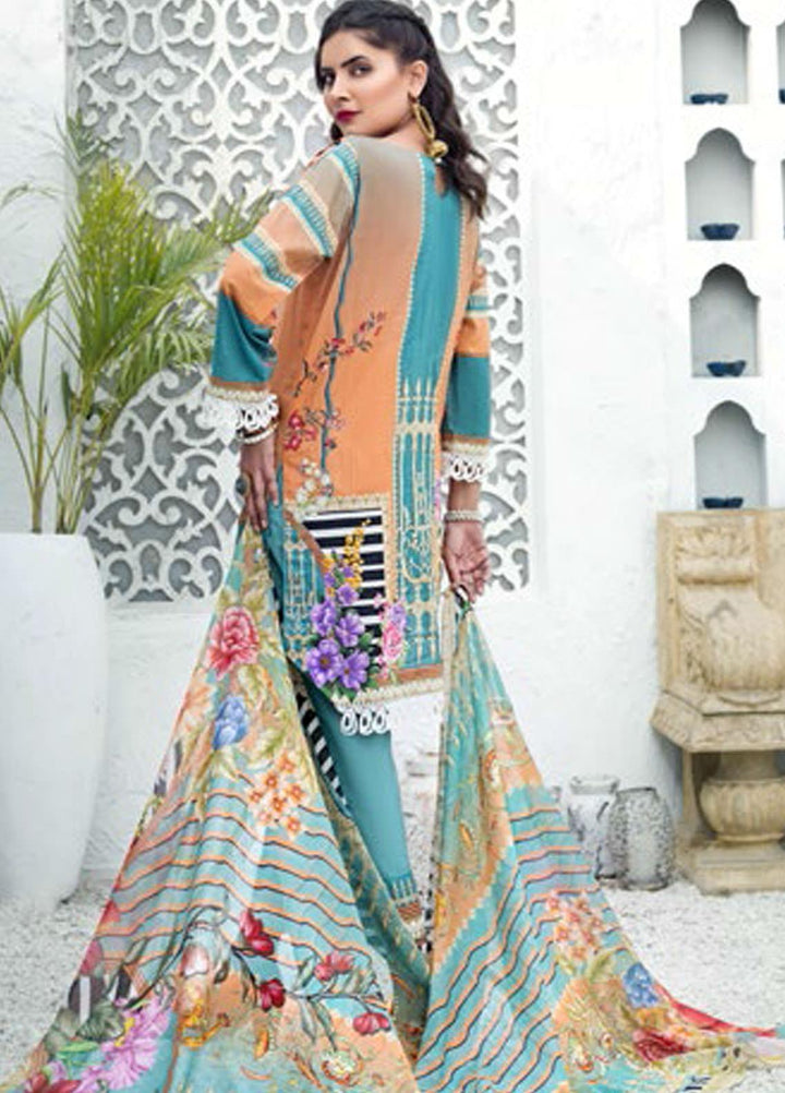 Sanoor by Noor Fatima Embroidered Lawn Suits Unstitched 3 Piece SN21SS D-270 - Summer Collection