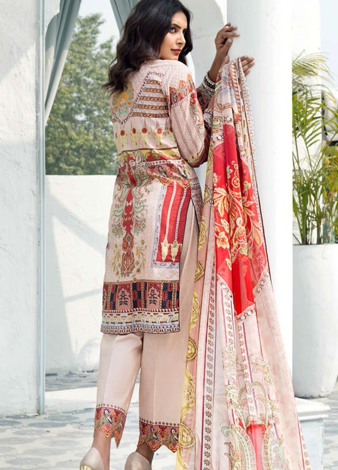 Sanoor by Noor Fatima Embroidered Lawn Suits Unstitched 3 Piece SN21SS D-271 - Summer Collection