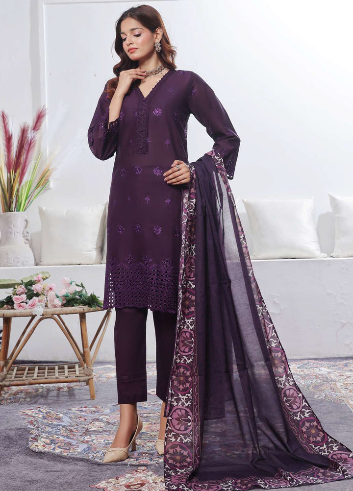 Saphron Pret Chikankari Lawn 3 Piece Suit SPH25CE D-08