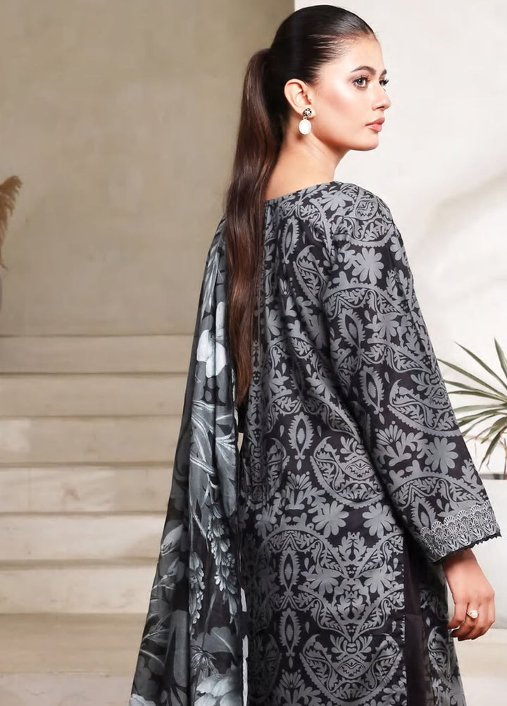 Saphron Pret Printed Lawn 3 Piece Suit D-01