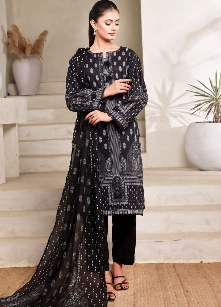 Saphron Pret Printed Lawn 3 Piece Suit D-03