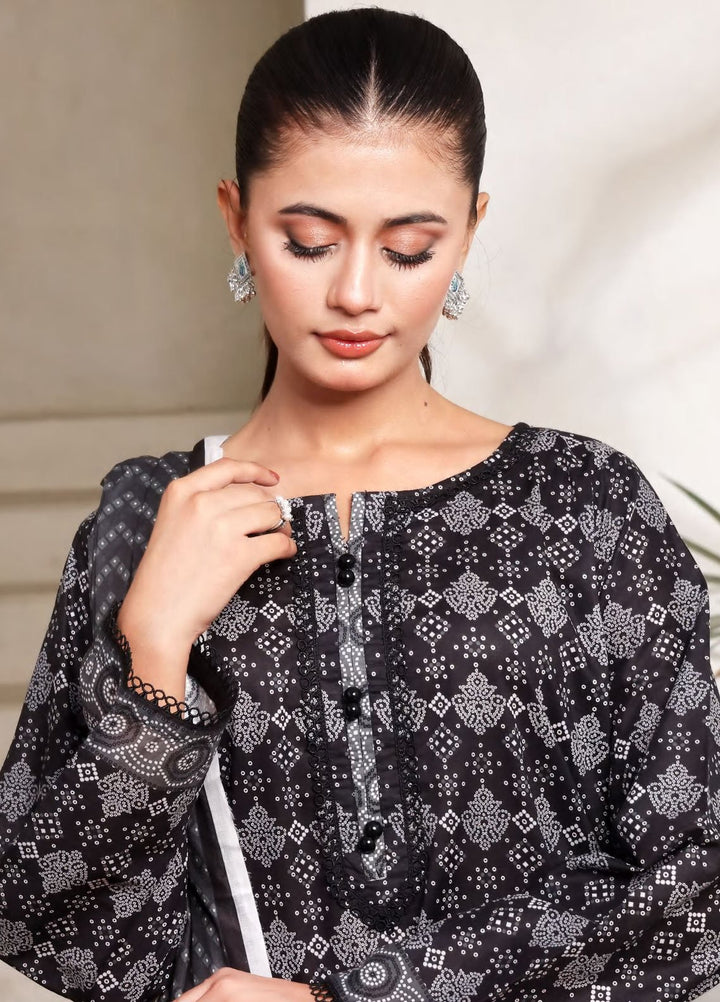 Saphron Pret Printed Lawn 3 Piece Suit D-09