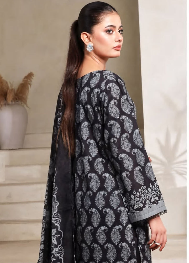 Saphron Pret Printed Lawn 3 Piece Suit D-10