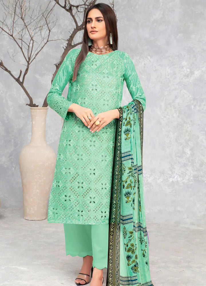 Saqafat By Insiya Embroidered Lawn Suit Unstitched 3 Piece INS24S DE-01 - Summer Collection
