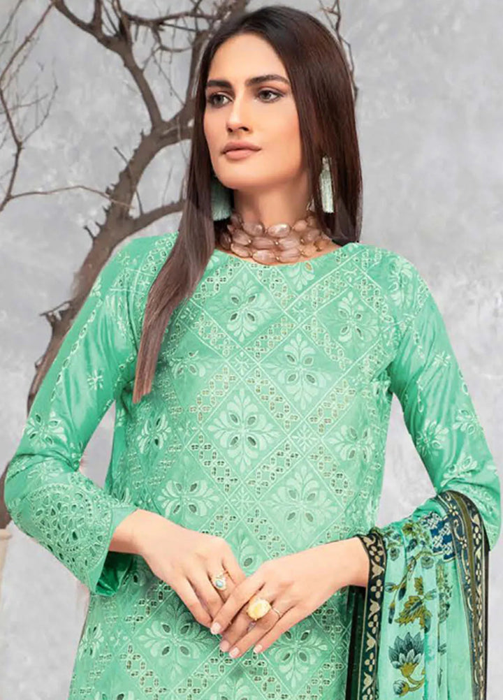 Saqafat By Insiya Embroidered Lawn Suit Unstitched 3 Piece INS24S DE-01 - Summer Collection