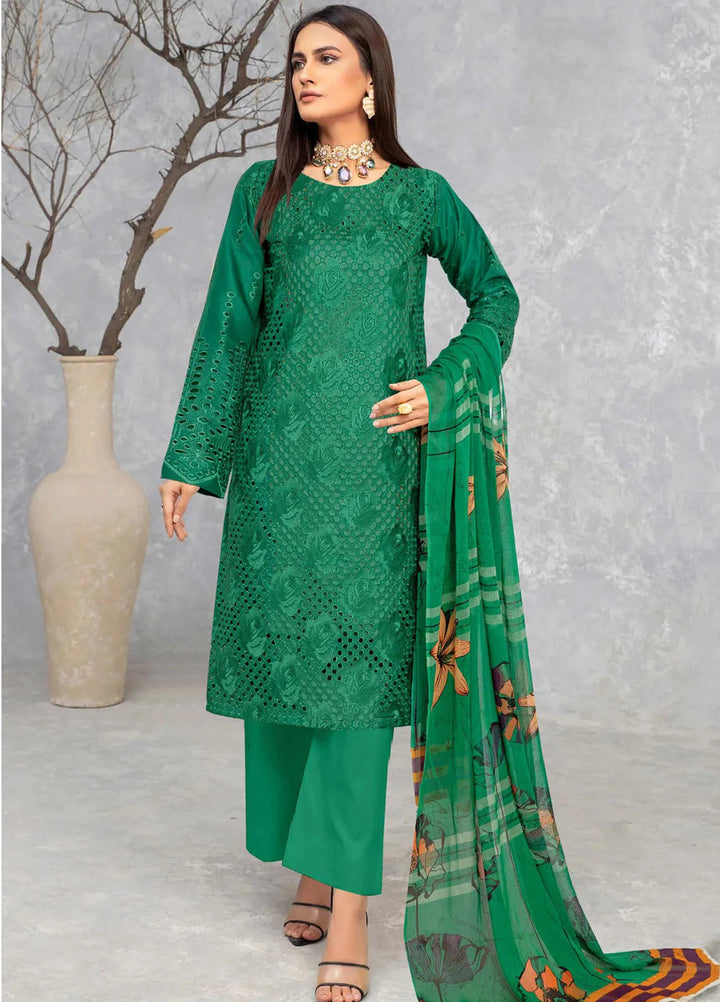 Saqafat By Insiya Embroidered Lawn Suit Unstitched 3 Piece INS24S DE-05 - Summer Collection