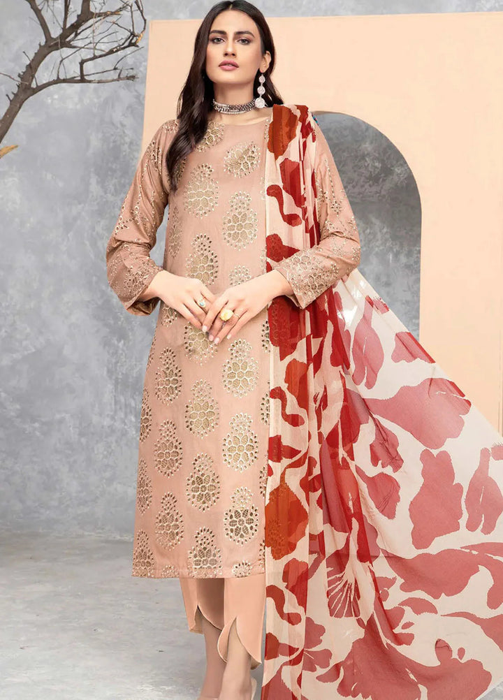 Saqafat By Insiya Embroidered Lawn Suit Unstitched 3 Piece INS24S DE-06 - Summer Collection