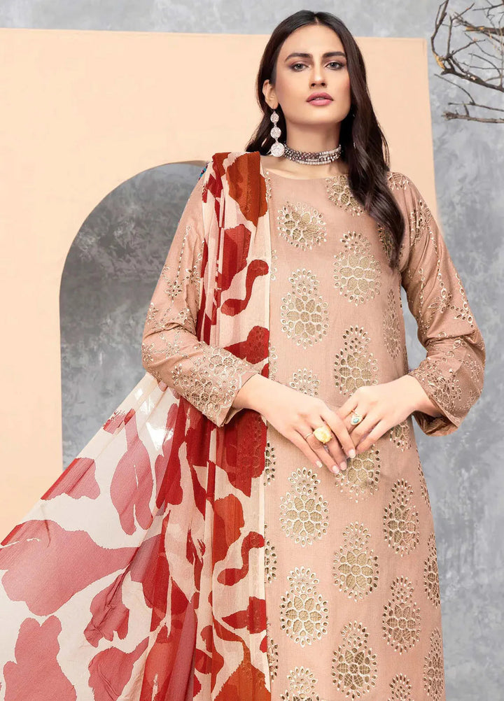 Saqafat By Insiya Embroidered Lawn Suit Unstitched 3 Piece INS24S DE-06 - Summer Collection