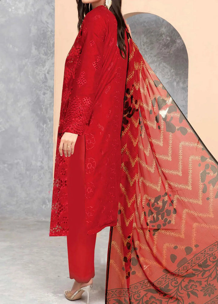 Saqafat By Insiya Embroidered Lawn Suit Unstitched 3 Piece INS24S DE-08 - Summer Collection