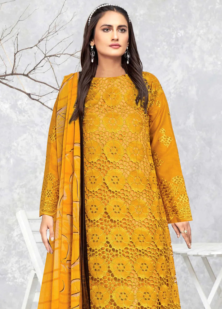 Saqafat By Insiya Embroidered Lawn Suit Unstitched 3 Piece INS24S DE-09 - Summer Collection