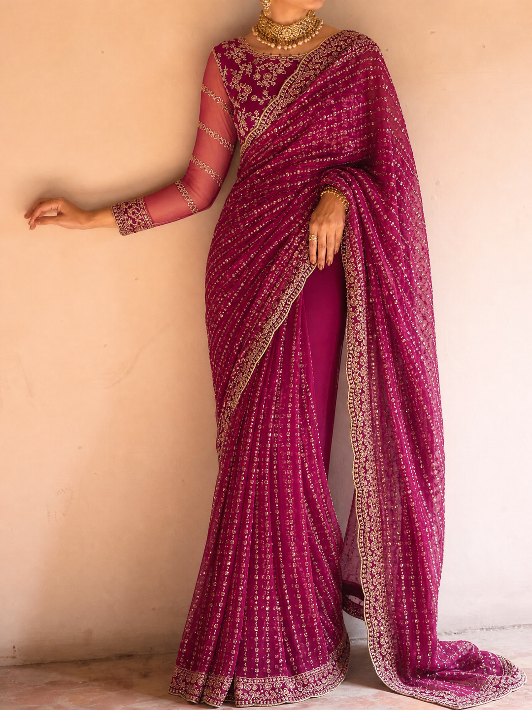 Riwayat by Zarif Unstitched Embroidered Net 3 Piece Suit ZR26URN ZRF-RC-05 SADAA - Festive Collection