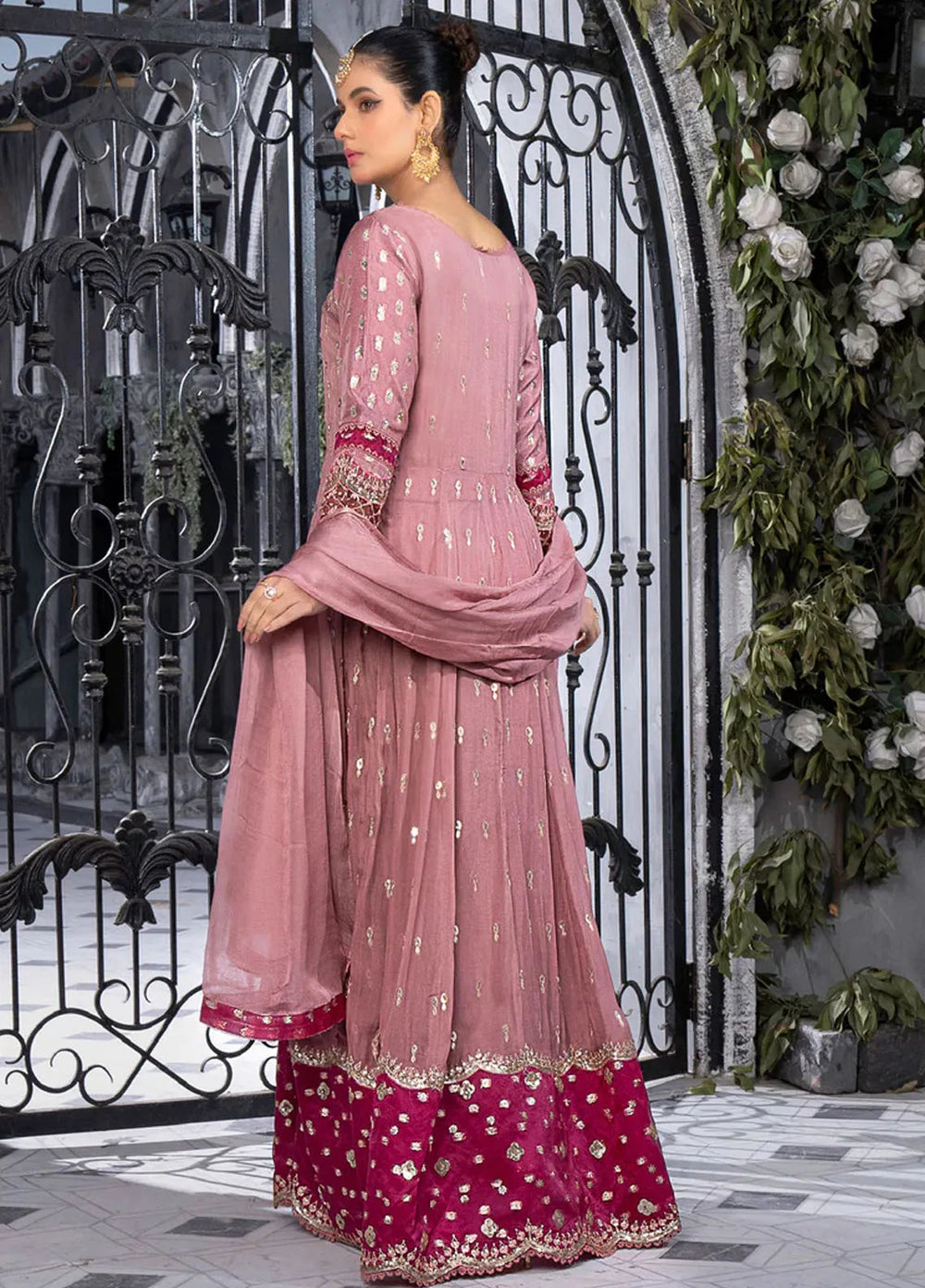 Sara Jahan Pret Embroidered Chiffon 3 Piece Suit Martina