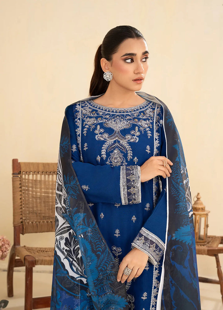 Sara Jahan Pret Embroidered Cotton 3 Piece Suit Breeze