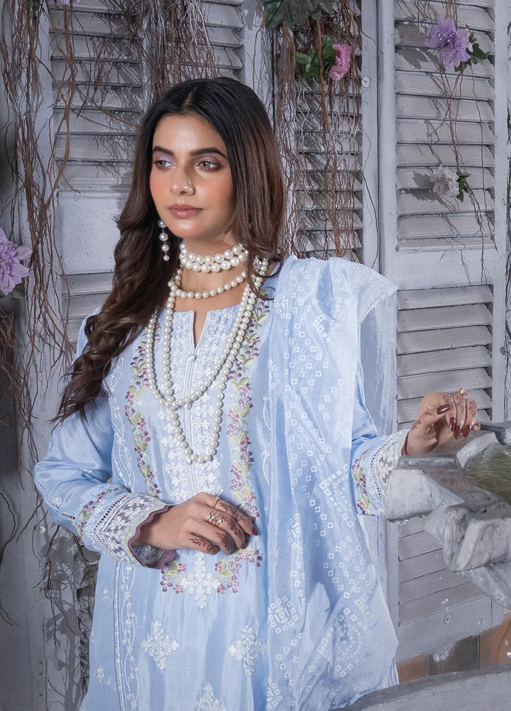 Sara Jahan Pret Embroidered Cotton 3 Piece Suit Leyla