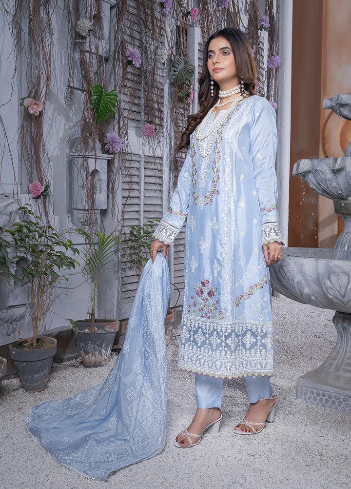 Sara Jahan Pret Embroidered Cotton 3 Piece Suit Leyla