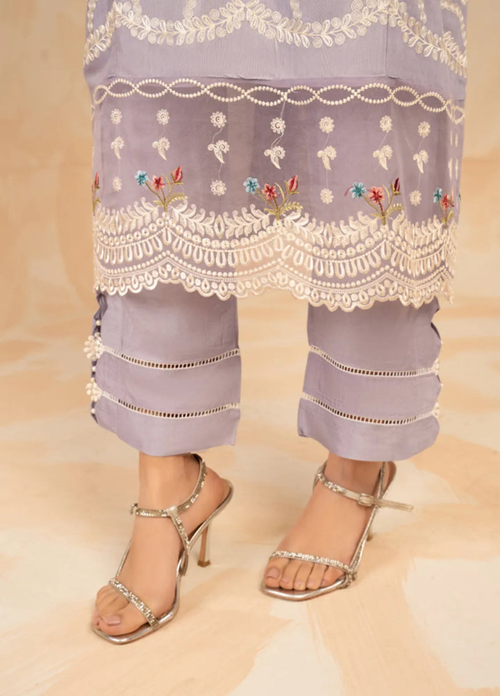 Sara Jahan Pret Embroidered Cotton 3 Piece Suit Lina