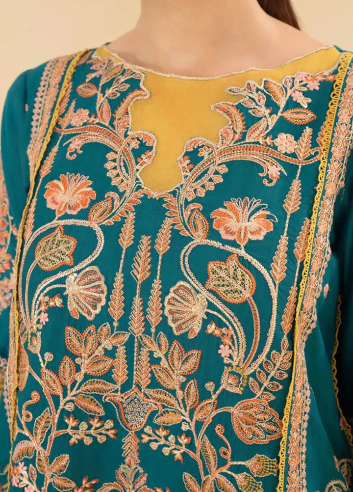 Sara Jahan Pret Embroidered Cotton 3 Piece Suit Riwayat