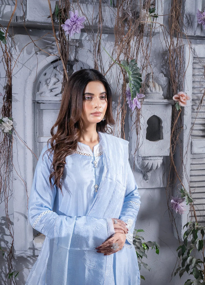 Sara Jahan Pret Embroidered Cotton 3 Piece Suit Zenel