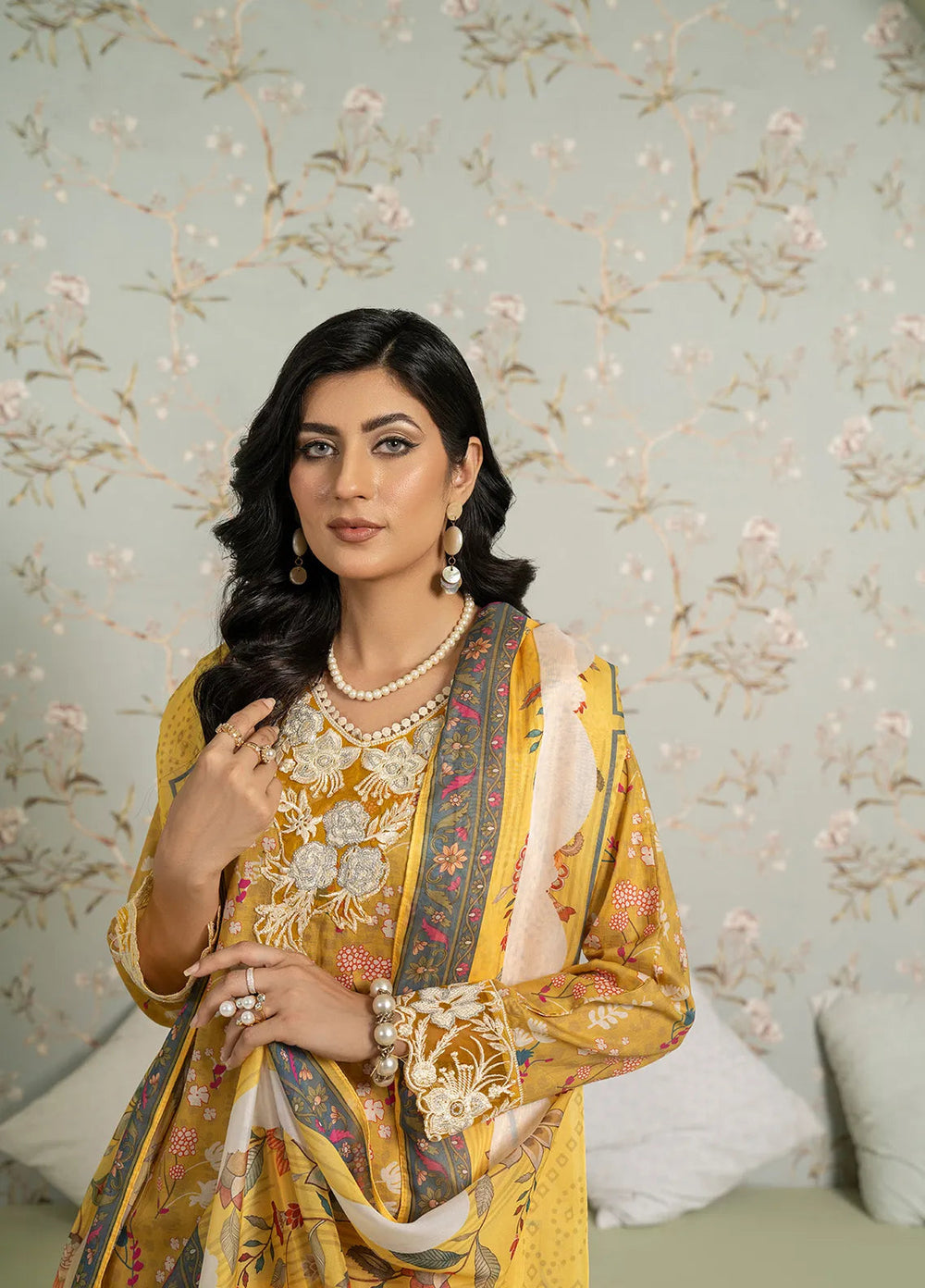Sara Jahan Pret Printed Lawn 3 Piece Suit Yasmine
