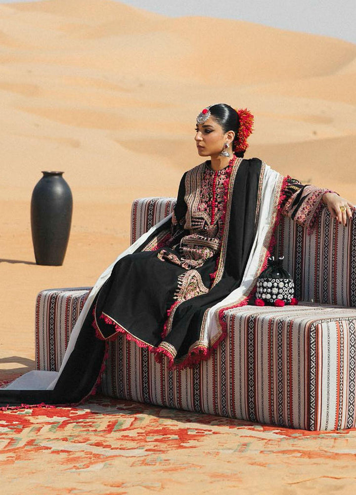 Sarab By Hussain Rehar Embroidered Lawn Suits Unstitched 3 Piece HRR22S D-196 Kalaf - Summer Collection