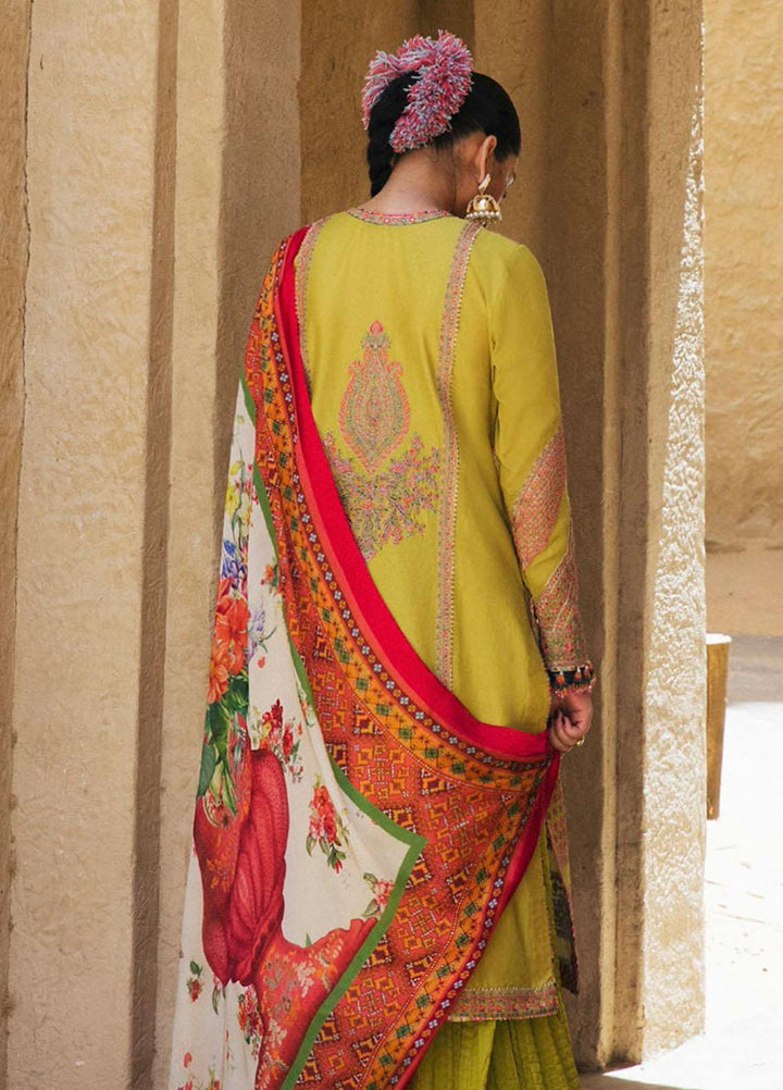 Sarab By Hussain Rehar Embroidered Lawn Suits Unstitched 3 Piece HRR22S D-200 Dahr - Summer Collection