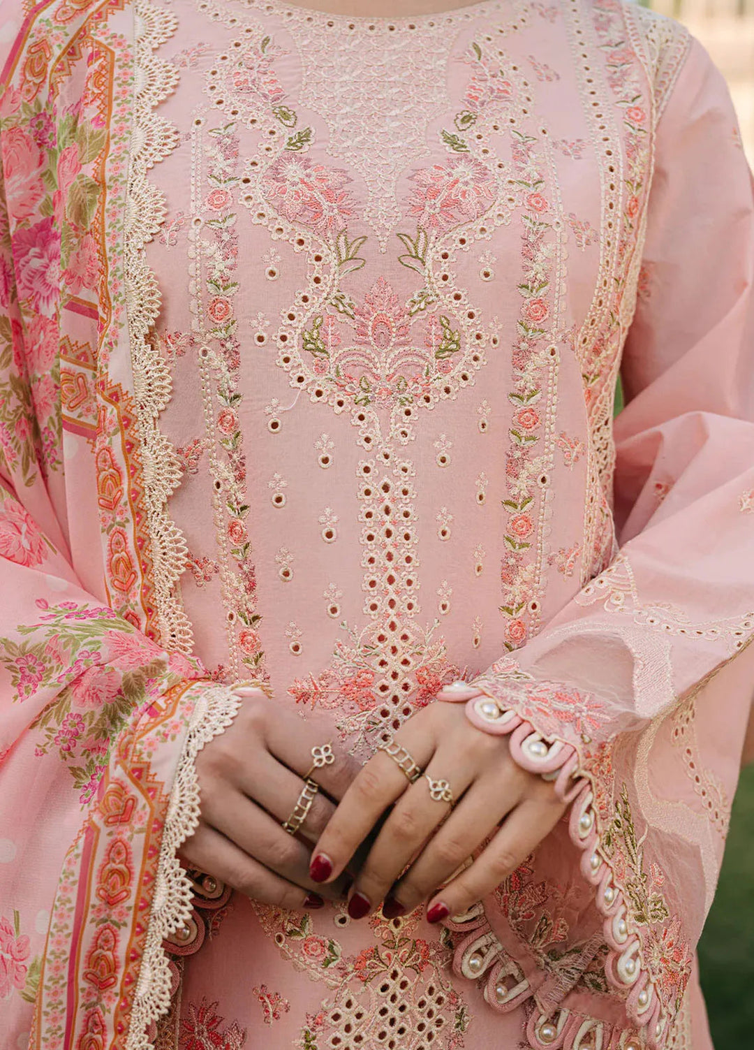 Sarang by Fiona Pret Embroidered Lawn 3 Piece Suit Cemila