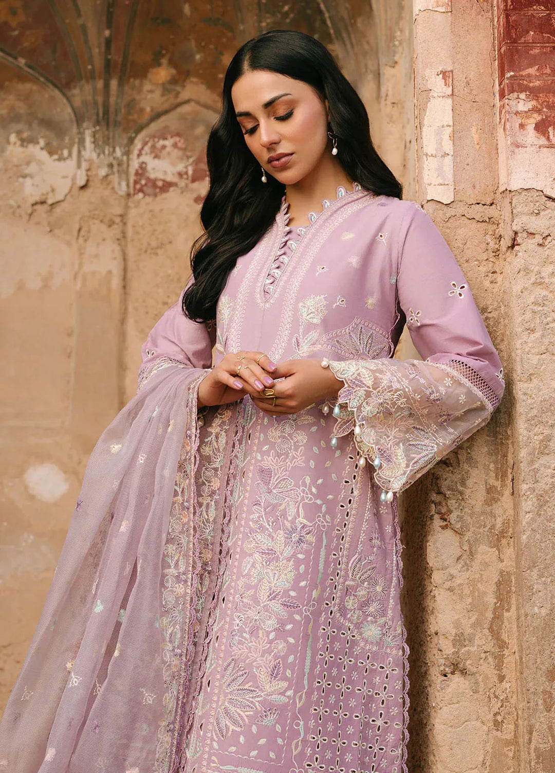 Sarang by Fiona Pret Embroidered Lawn 3 Piece Suit Irisa