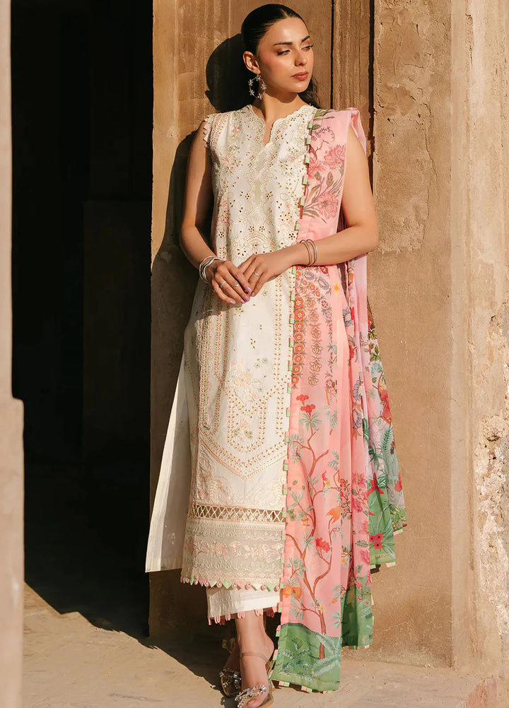 Sarang by Fiona Pret Embroidered Lawn 3 Piece Suit Nevin