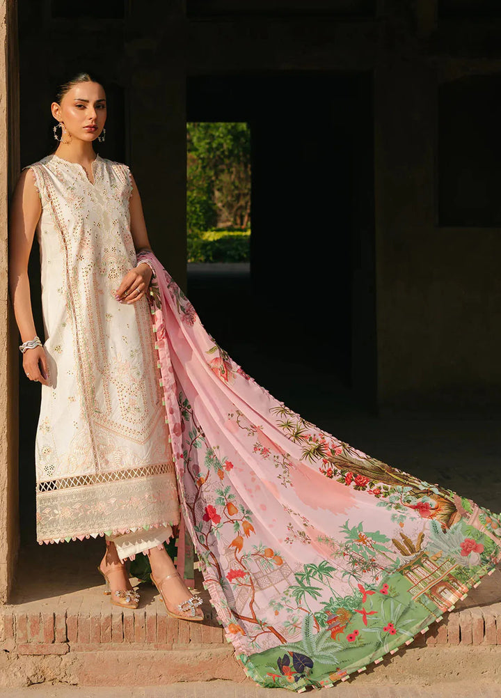 Sarang by Fiona Pret Embroidered Lawn 3 Piece Suit Nevin