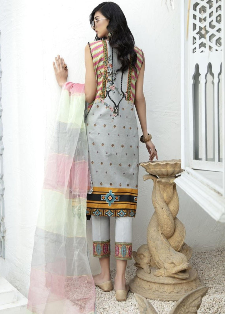 Sarang Prints by Ittehad Textiles Printed Lawn Suits Unstitched 3 Piece IT21SP 01 SP-BIOTIC - Summer Collection