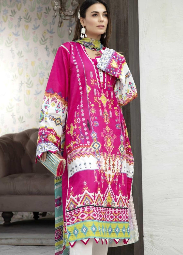 Sarang Prints by Ittehad Textiles Printed Lawn Suits Unstitched 3 Piece IT21SP 03 SP-DAZZLING DAY - Summer Collection