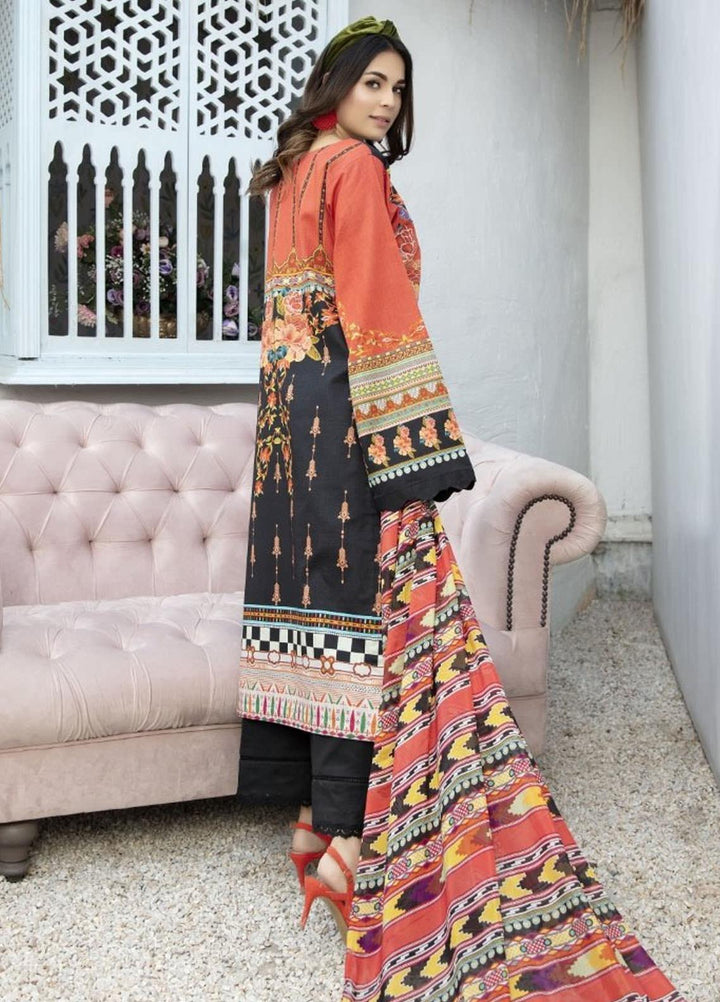 Sarang Prints by Ittehad Textiles Printed Lawn Suits Unstitched 3 Piece IT21SP 04 SP-DEEP VOID - Summer Collection