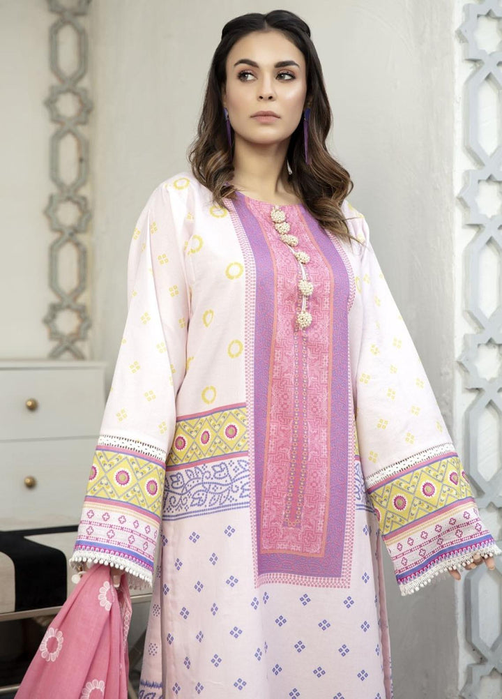 Sarang Prints by Ittehad Textiles Printed Lawn Suits Unstitched 3 Piece IT21SP 18 SP-ROYAL TRADITION - Summer Collection