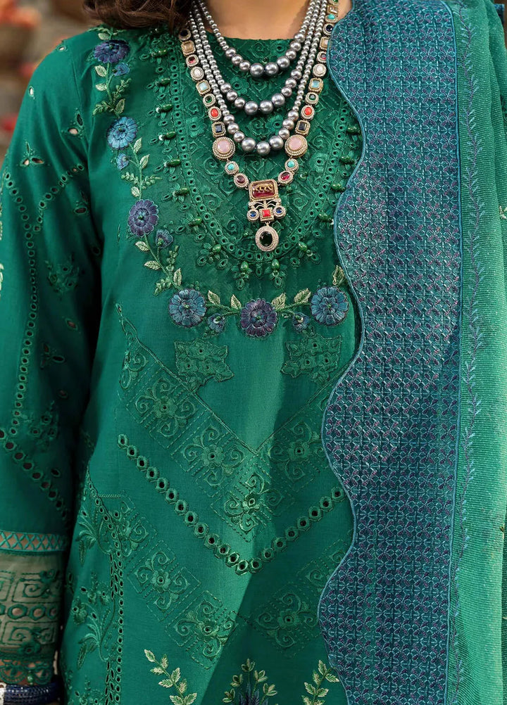 Sardinia Chikankari Lawn Suits Unstitched 3 Piece SRD25FL Botanic Grace 806 - Luxury Collection