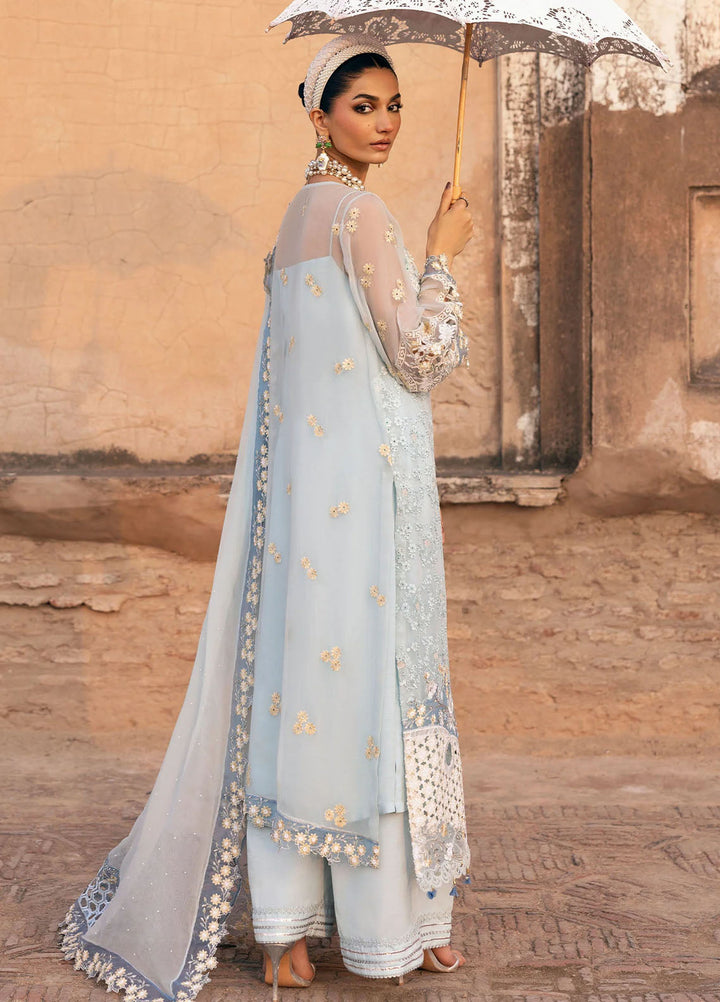 Sardinia Embroidered Chiffon Suits Unstitched 3 Piece SRD25CF D-1104 Feroza - Formals Collection