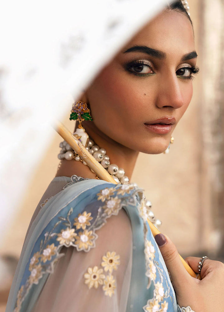 Sardinia Embroidered Chiffon Suits Unstitched 3 Piece SRD25CF D-1104 Feroza - Formals Collection