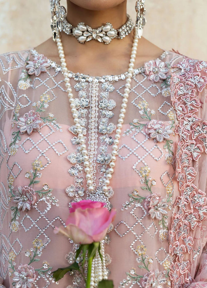 Sardinia Embroidered Chiffon Suits Unstitched 3 Piece SRD25CF D-1108 Sassi - Formals Collection