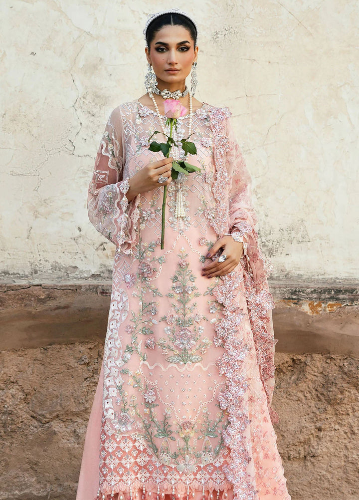 Sardinia Embroidered Chiffon Suits Unstitched 3 Piece SRD25CF D-1108 Sassi - Formals Collection