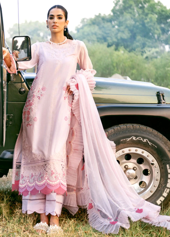 Sardinia Embroidered Lawn Suit Unstitched 3 Piece SRD24E 401 Amelia - Summer Collection
