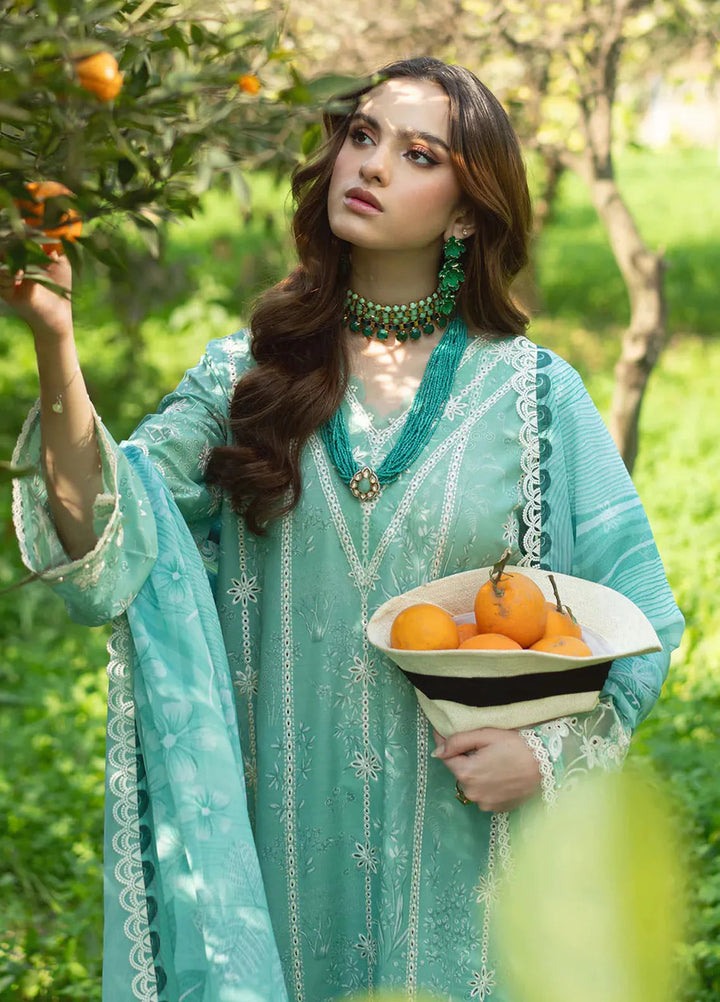 Sardinia Embroidered Lawn Unstitched Suit 3 Piece SRD25PL 907 Day Lily - Summer Collection